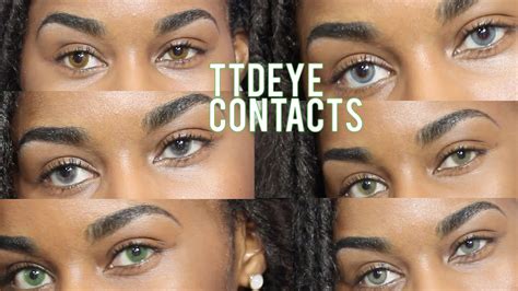 Best Colored Contacts For Dark Eyes Ttdeye Try On Youtube