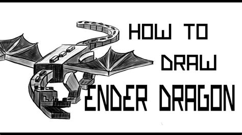 Ep 86 How To Draw The Ender Dragon Youtube