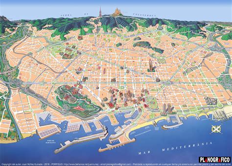 Viario Basico De Barcelona Barcelona D D Maps Fantasy Map