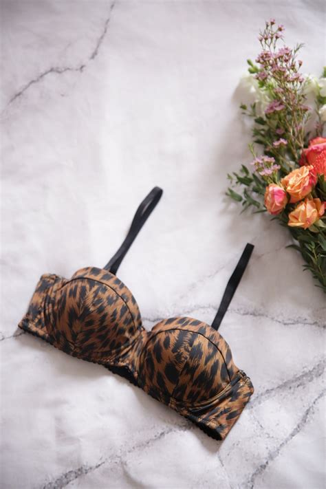 I Love How Romantic This Nasty Gal Wild Card Leopard Balconette Bra Is