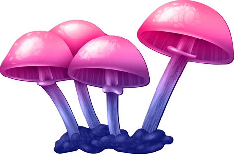 Trippy Mushroom Png Psychedelic Fun For Your Desktop