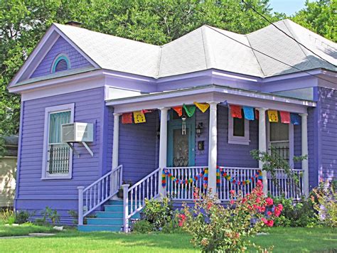 Purple House Purple Home House Paint Exterior House Colors