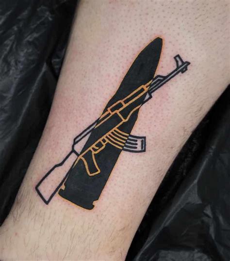 Pin On 25 Of The Best Gun Tattoos