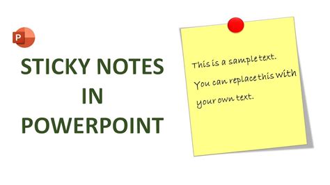 How To Create Sticky Notes In Powerpoint Post It Notes Tutorial