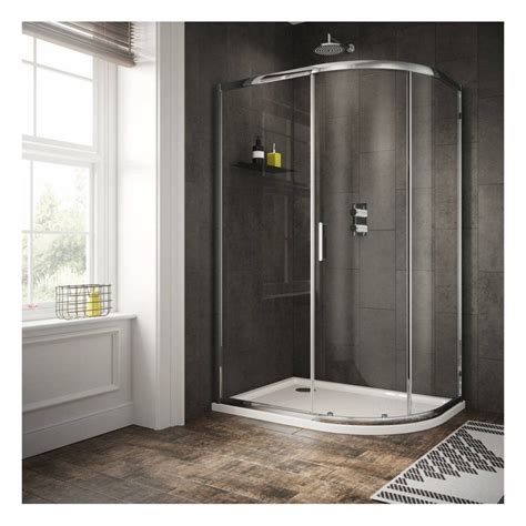 sommer 6 single door offset quadrant shower enclosure 1200 x 800mm sos64 plumb warehouse