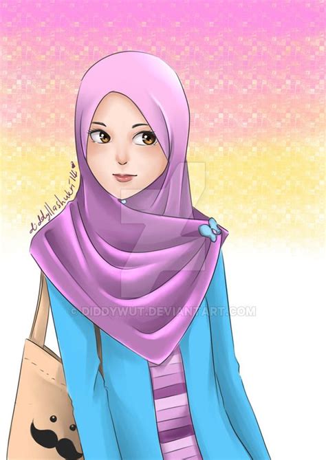 Tudung Bawal Is A Headscarf Worn By Muslim People Malaysian People