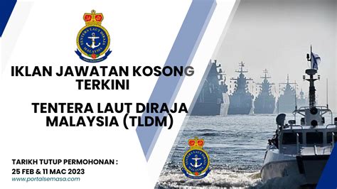 Iklan Jawatan Kosong Terkini Di Tentera Laut Diraja Malaysia Tldm