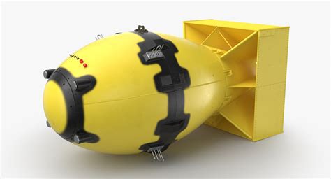 3d модель Ядерная бомба Толстяка Turbosquid 1292083