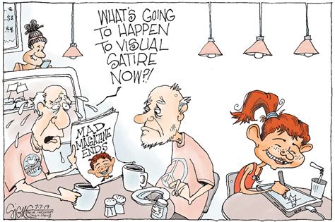 Political Cartoon Mad Magazine Humor Passes On