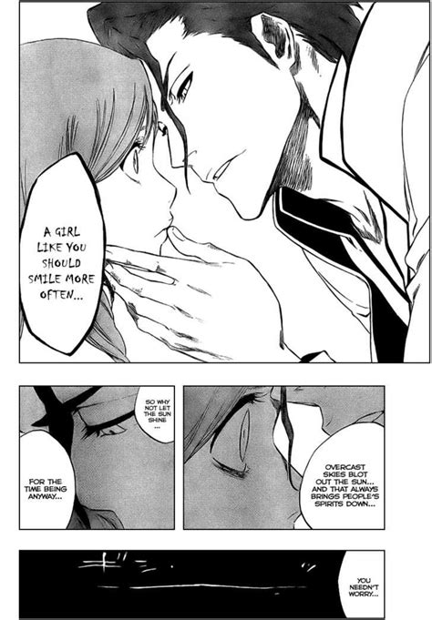 I Swear Its Like Aizen Is About To Kiss Orihime Kenpachi Zaraki Byakuya