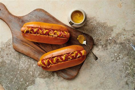 6 Brioche Hot Dog Rolls St Pierre Products