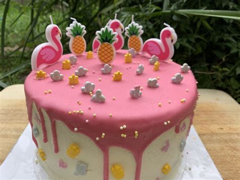 Making Birthday Parties Easy With Coles’ Vanilla Pink Drip Cake Mummy To Twins Plus One