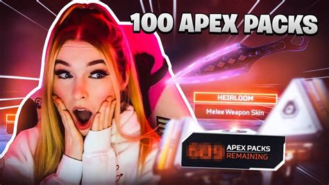 Opening 100 Packs In Apex Legends For The Best Heirloom Insane