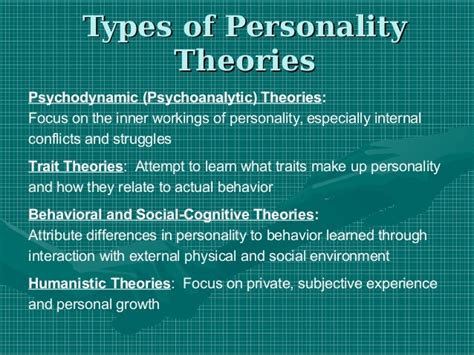psychology personality theories