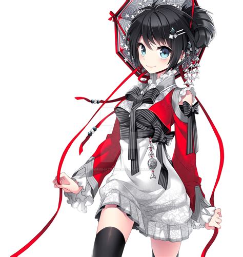 Anime Girl With Cute Dress By Fairishattempt On Deviantart