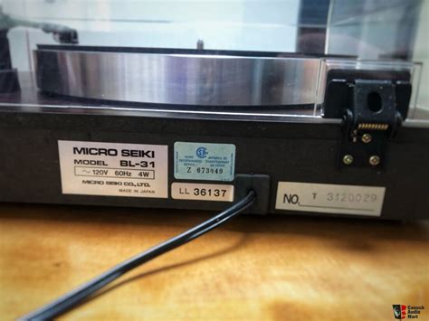 Micro Seiki Bl 31 Turntable Photo 2888150 Us Audio Mart