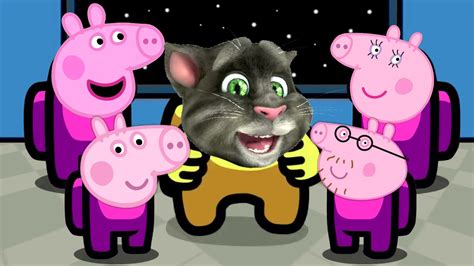 Peppa Pig And Talking Tom Among Us Distraction Dance Animation YouTube