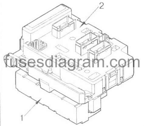 Fuse Box Diagram Citroen C5 2001 2008