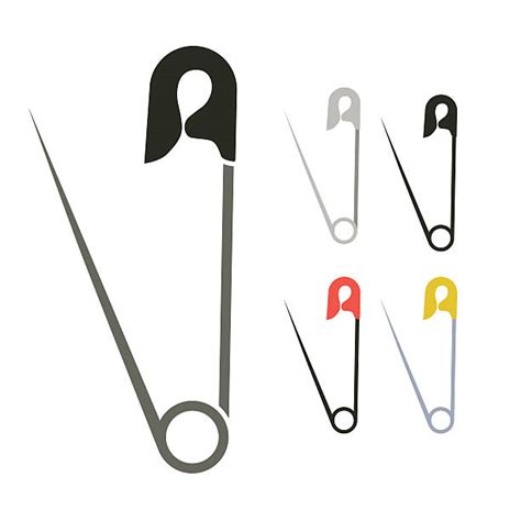 70 Open And Closed Safety Pin Stock Illustrations Royalty Free Vector