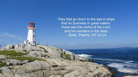 Nature Seas Quotes Lighthouses Bible 1920x1080 Wallpaper