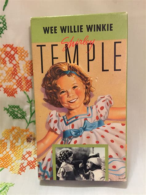 Shirley Temples Wee Willie Winkie Vhs Tape Etsy Vhs Tape Wee Willie Winkie Shirley Temple