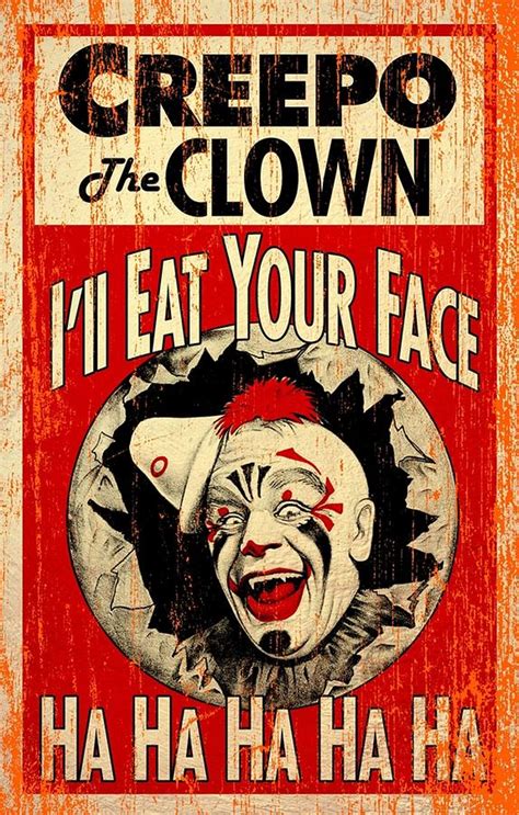 Creepo The Clown Digital Art By Leonard Pabin Fine Art America