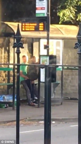 Couple Filmed Having Sex At A Busy Bus Stop In Daytime Daily Mail Online