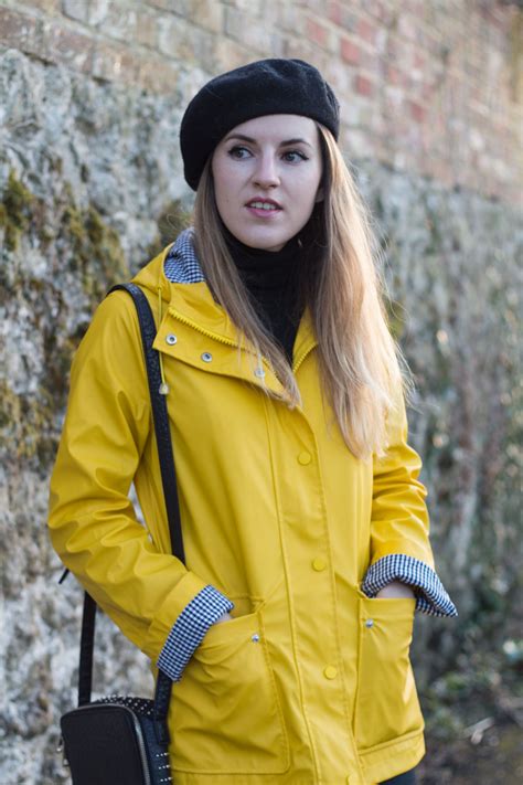 Women yellow raincoat jacket,unisex kids clear eva rain coat costume. The Yellow Raincoat - Robyn Caitlin