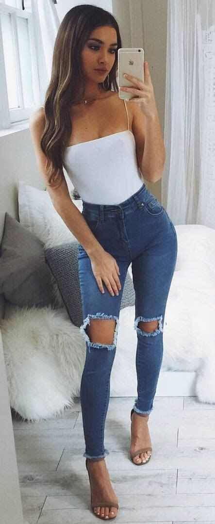 Outfits Con Jeans Y Tacones Ideas Para Lucir Perfecta Fashion Outfits Casual Outfits