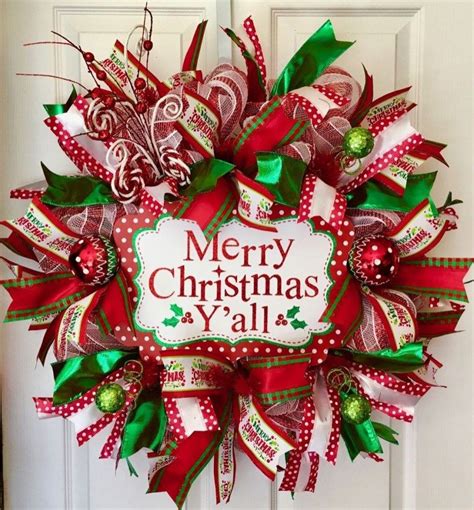 Outstanding Christmas Wearth Decoration Ideas 03 Christmas Mesh