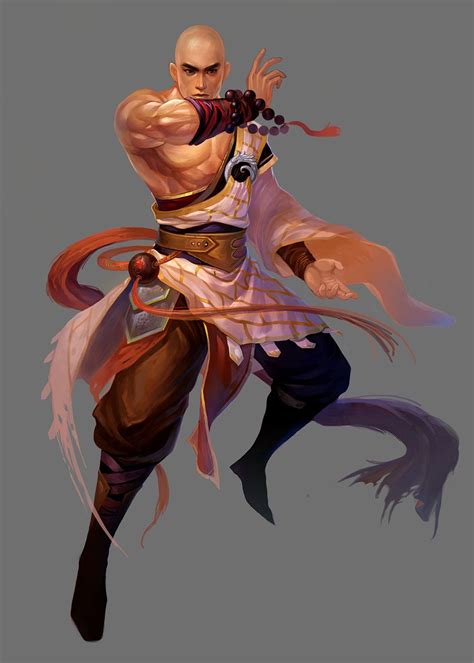 Male Monk Characters And Art Conquer Online Fantasy Art Men