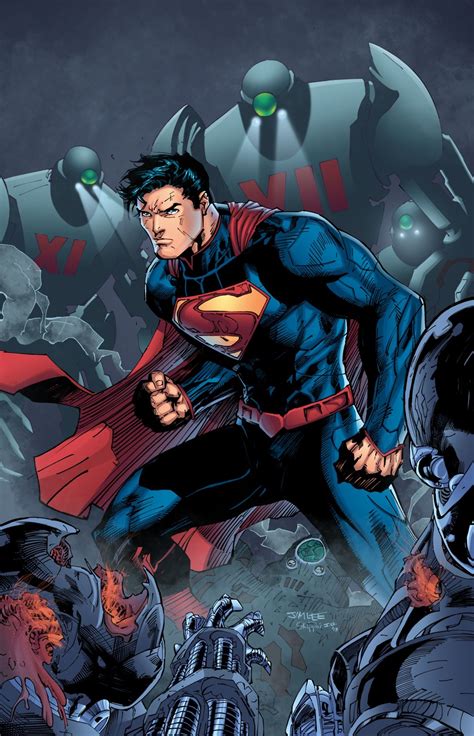 Superman By Jim Lee Superman Art Superman Comic Superman Story