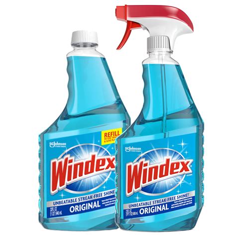 Buy Windex Original Blue Glass And Window Cleaner Bundle Includes A