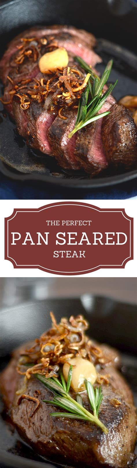 Chuck steak is so good when cooked right. Flat Iron Pan Seared Steak Recipe | I'd Rather Be A Chef