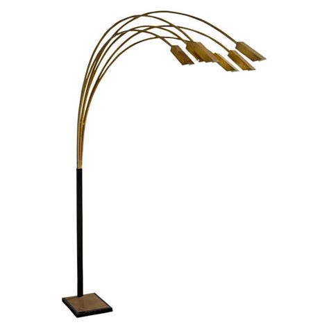 Vintage Italian Cantilever Arc Bronze Floor Lamp Relco At 1stdibs