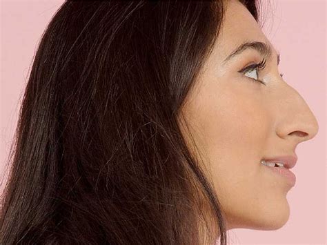 Womans Big Nose Photo Starts Side Profile Selfie Challenge Big