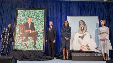 Obama Portraits Kehinde Wiley And Amy Sherald Express Multiple Layers
