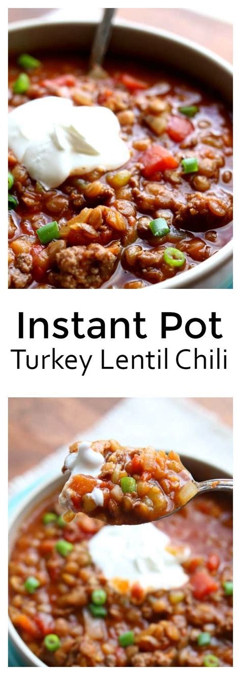 125 152 просмотра 125 тыс. Instant Pot Ground Turkey Lentil Chili--this healthy, easy ...