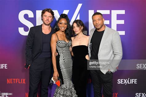 Adam Demos Margaret Odette Sarah Shahi And Cleo Anthony Attend