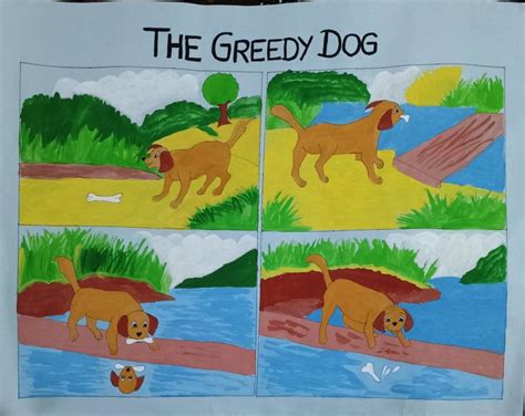 The Greedy Dog English Short Stories For Kids Artofit