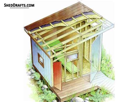 20 Slant Roof Shed Plans Free Png Wood Diy Pro