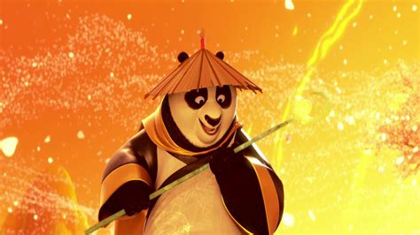 Kung Fu Panda Strikes A Heroic Pose