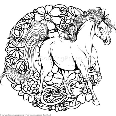 How To Draw Horses Coloring Page Horse Coloring Pages Coloring Pages