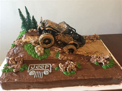 Pin By Robin Dean On Cakes Cakes Everywhere Jeep Cake Birthday