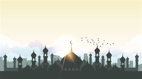 Mosque Ppt Backgrounds Ramadan Background Poster Background Design