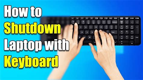 how to shut down desktop or laptop with keyboard keyboard short key youtube