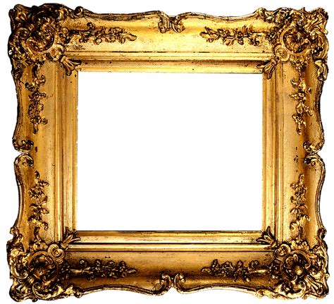 Vintage Gold Frame Transparent Png