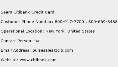 Or, submit it at any citibank branch/ financial centers. Sears Citibank Credit Card Contact Number | Sears Citibank Credit Card Customer Service Number ...