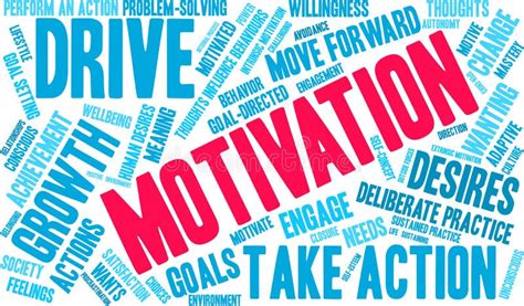 Motivation Word Cloud Stock Vector Illustration Of Motivate 211017184