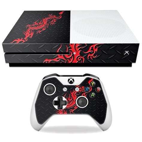 Skin Decal Wrap For Microsoft Xbox One S Red Dragon